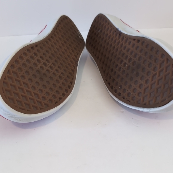 Vans Classic Red Canvas Sneakers - Picture 7 of 9
